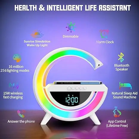 Digital Led Wireless Charger Speaker My Store