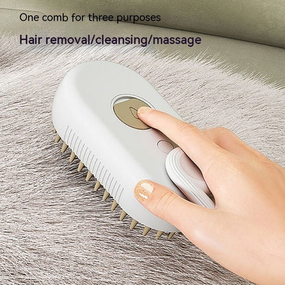 Cat Steam Brush Steamy Dog Brush 3 In 1 Electric My Store