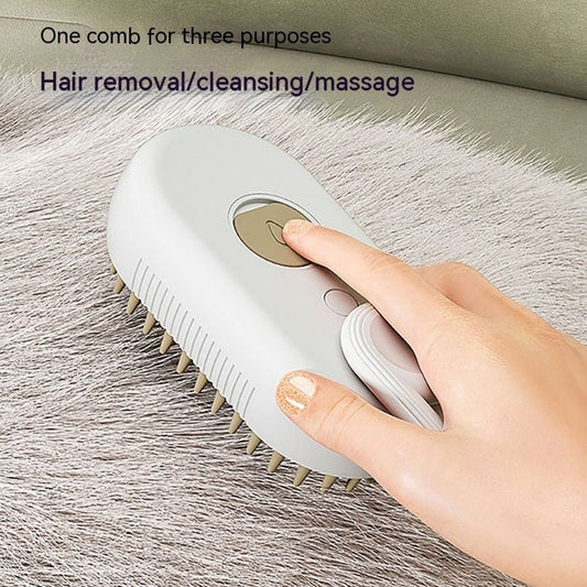 Cat Steam Brush Steamy Dog Brush 3 In 1 Electric My Store